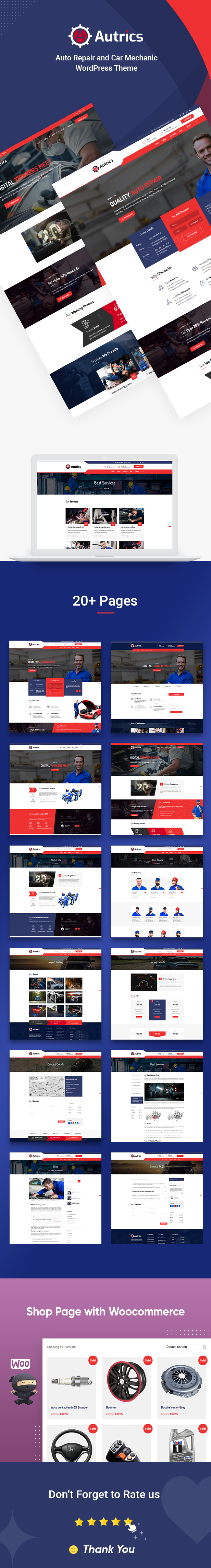 Autrics | Car Services and Auto Mechanic WordPress Theme